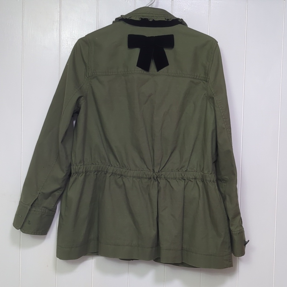 EUC Kate Spade Olive Military Jacket - Picture 7 of 7